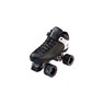 Dash Black/White Quad Roller Skates