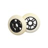 Pro Series Extreme Metal Core 100mm Scooter Wheel - White/Black - Discoloured