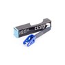 Pro Chromo Threaded Scooter Forks - Blue
