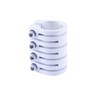 Quad Collar Scooter Snake Clamp - White (inc Shim)