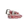 Just Like Me Belt - White/Red