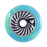 Vertigo Green/Blue Swirl Aluminium Hub Scooter Wheel