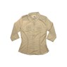 Suzie Q 3/4 Solid Shirt - Khaki