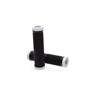 Kraton Scooter Handlebar Grips - Black/White Alloy Rings