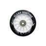 Nylon Core 100mm Scooter Wheel and Bearings - Black/White
