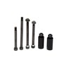 Scooter Cylinders Stunt Pegs inc. Axle - Black