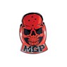 MGP Headtube  Skull Logo Badge - Red