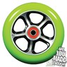 DDAM CFA 110mm Scooter Wheel Including Bearings - Black/Green