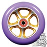 DDAM CFA 110mm Scooter Wheel Including Bearings - Gold/Purple