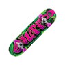 Graffiti II Pink 7.25inch Mini Complete Skateboard