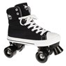 Canvas High Kids Quad Roller Skates - Black
