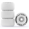 Light Up Quad Roller Skate Wheels - White Frost