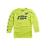 Team Fox L/S Youth T-Shirt - Day Glo Green
