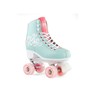 Script Quad Roller Skates - Teal/Coral