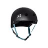 Lifer LIT Helmet - Black Matt with Blue Strap