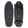 Complete 29inch Plastic Surfskate Skateboard - High-Line Blackout