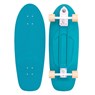 Complete 29inch Plastic Surfskate Skateboard - High-Line Ocean Mist