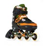 Pixel Adjustable Fitness Inline Skates - Green/Orange