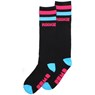 16'' Mid Calf Bump Socks - Black/Pink