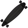 36inch Polyprop Pintail Longboard - Triple Black