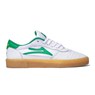 Cambridge White/Green Leather Shoe