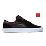 Flaco II Black/Red Suede Shoe