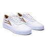 Manchester White Leather Shoe