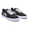York Black/White Suede Shoe