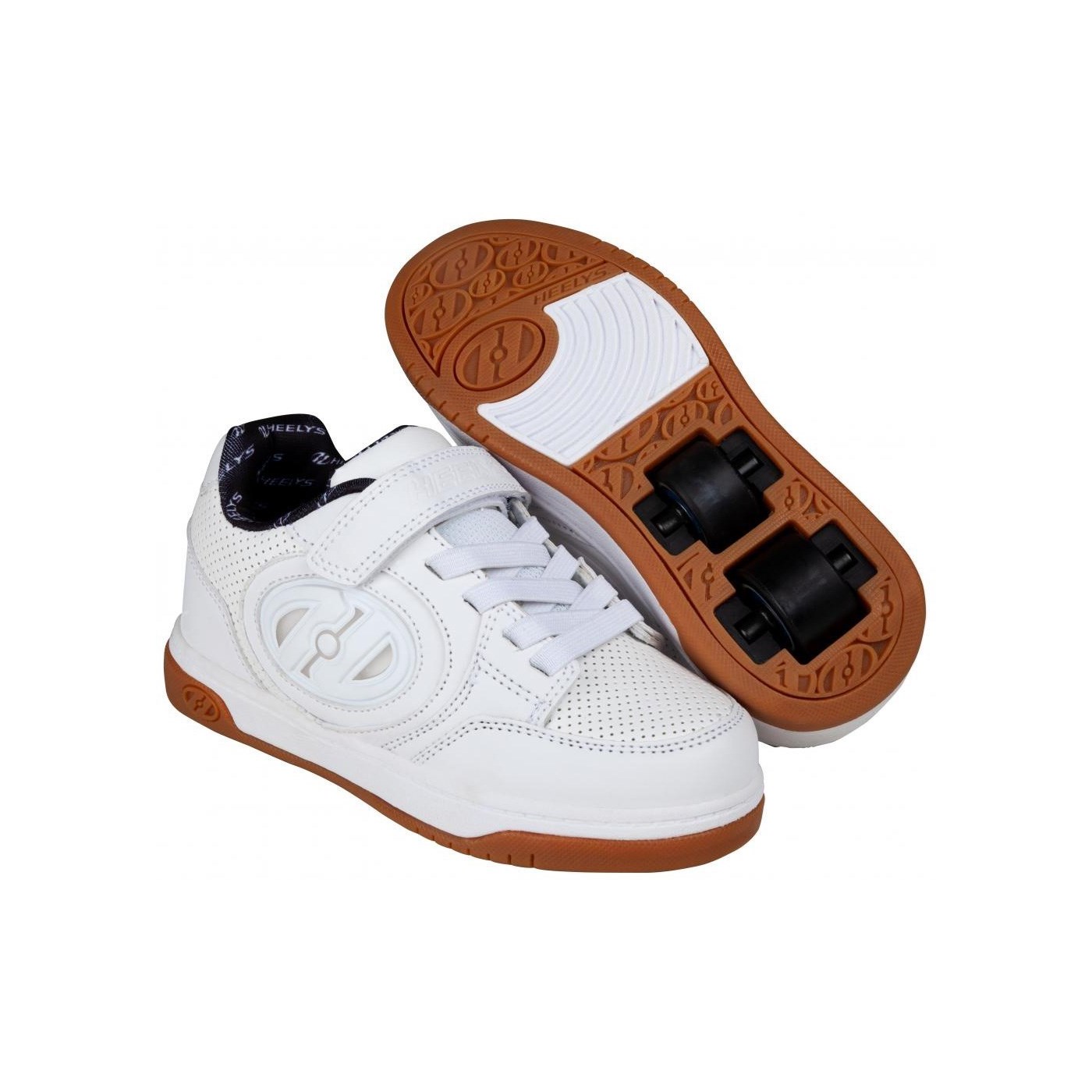 Plus Lighted White/White/Gum Kids Heely X2 Shoe