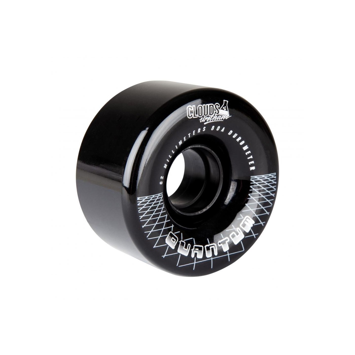 Quantum 62 62mm/80a Roller Skate Wheels Black