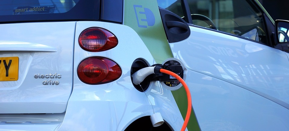 Detalle de coche eléctrico
