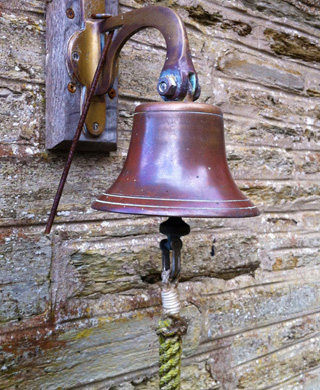 Grange Hotel bell on the wall