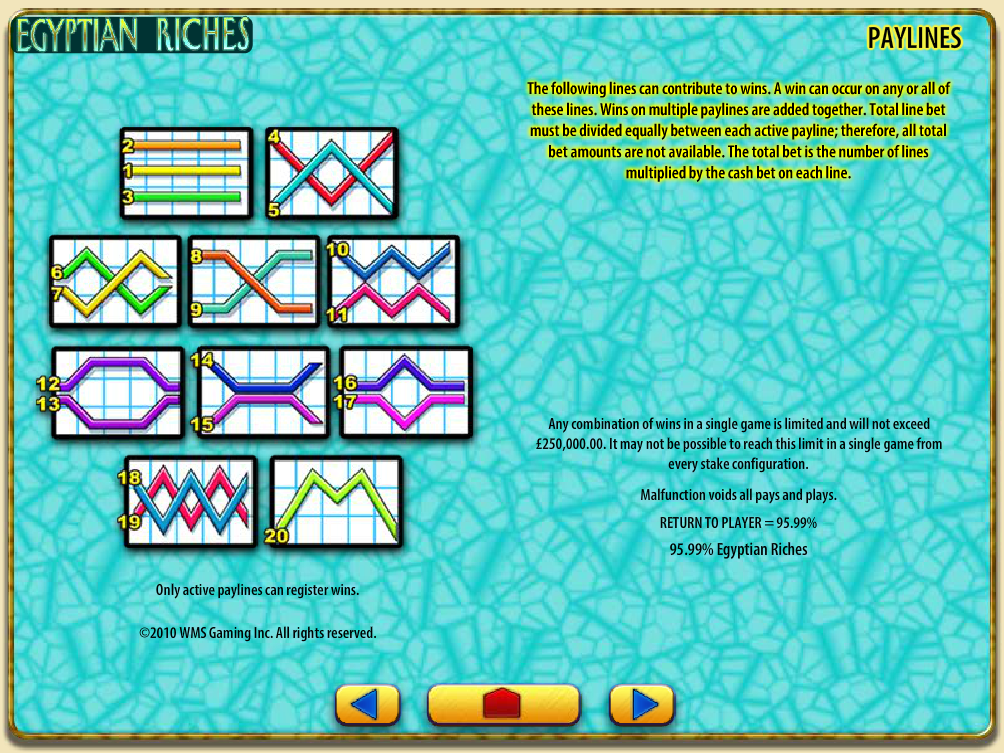 play Egyptian Riches online