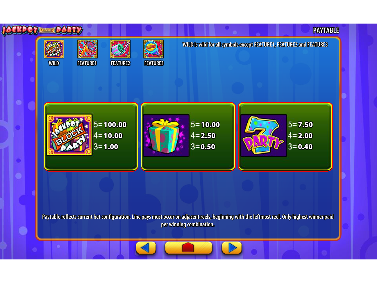 Jackpot Block Party online free