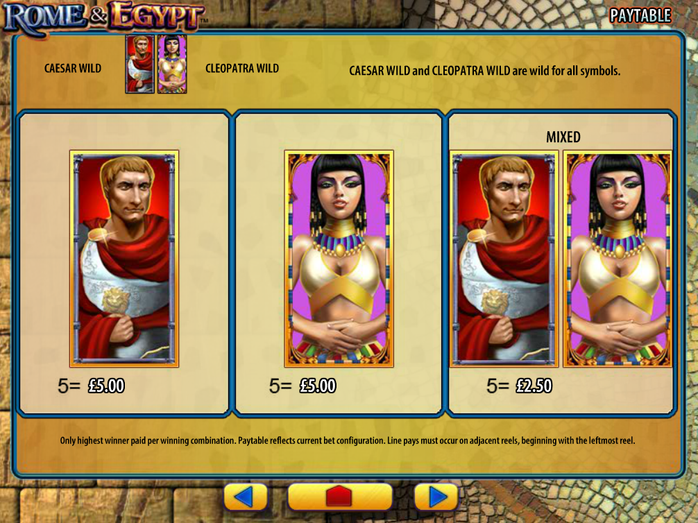 Rome and Egypt online free