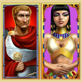 win real cash on Rome and Egypt