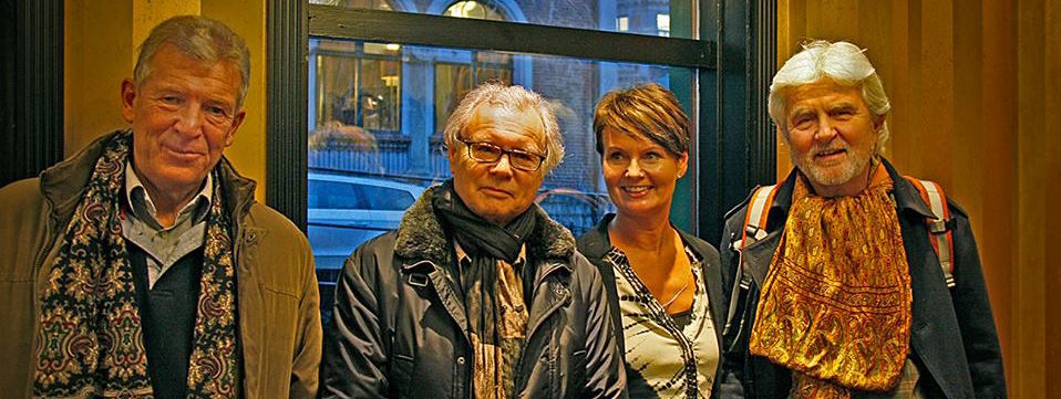 Styret fv: Einar Kongsbakk - styreleder, Trond Lexau - nestleder, Lene Lerche Raadal - styremedlem og Torstein Knudsen - styremedlem.