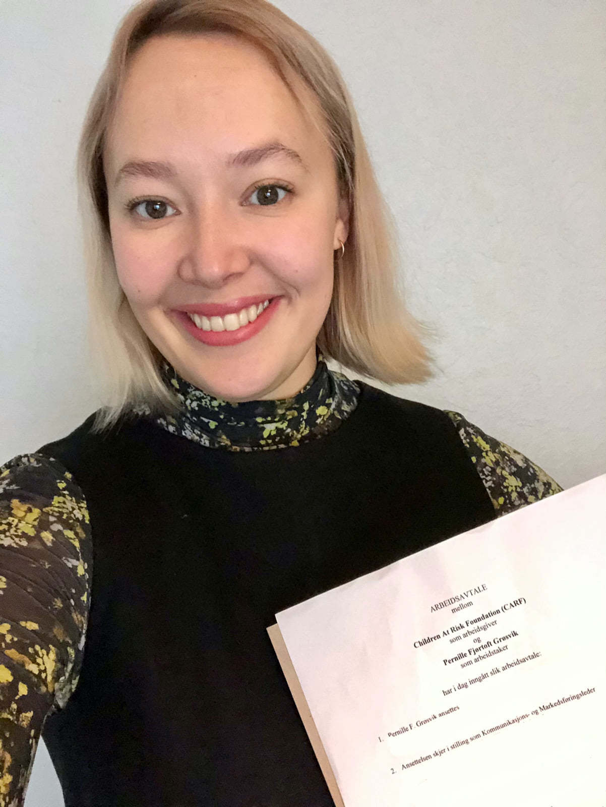 Pernille Fjørtoft Grøsvik kan nås på e-post: Pernille.grosvik(at)carf.no