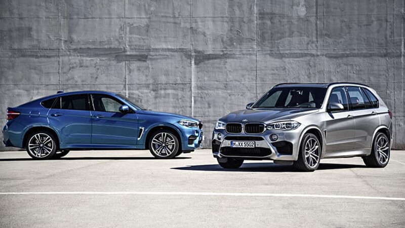 Fast driving in super SUVs - BMW X5 M and X6 M