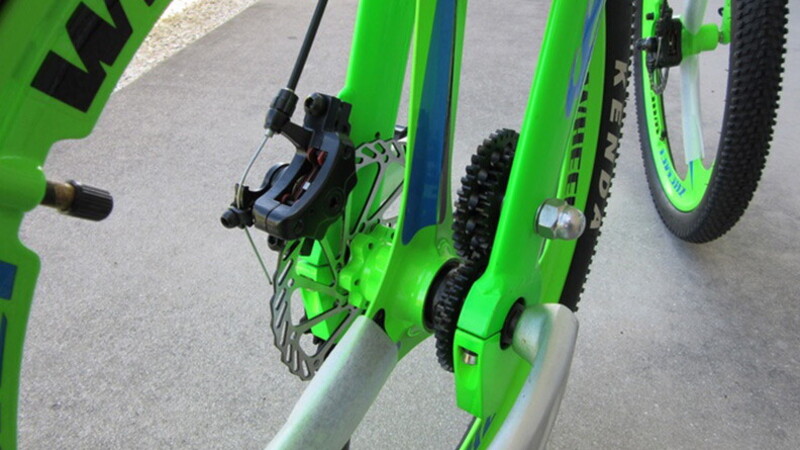 Chainless S1: on the bike without chains, and with two steering wheels 2