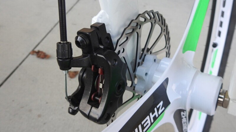 Chainless S1: on the bike without chains, and with two steering wheels 3