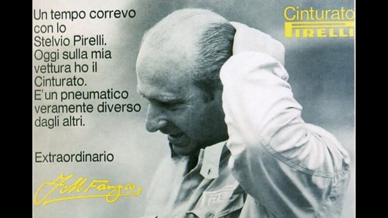 Fondazione Pirelli on tv with Juan Manuel Fangio 01