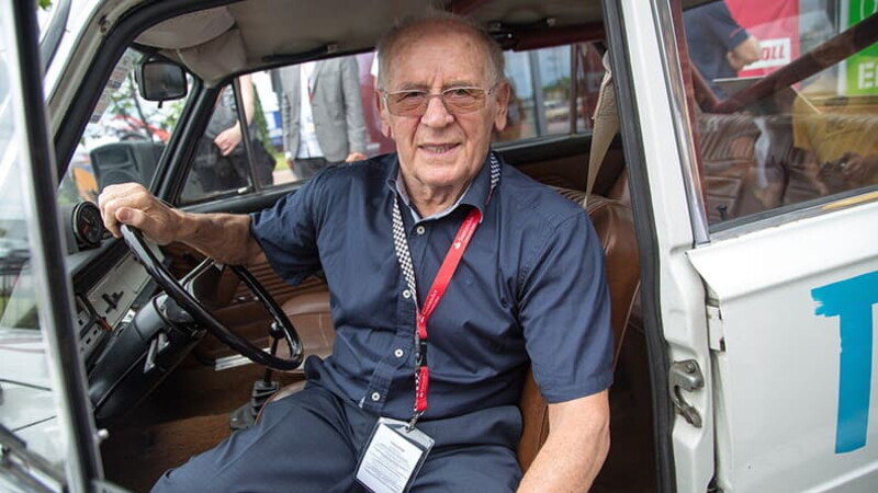 The world's oldest rally driver