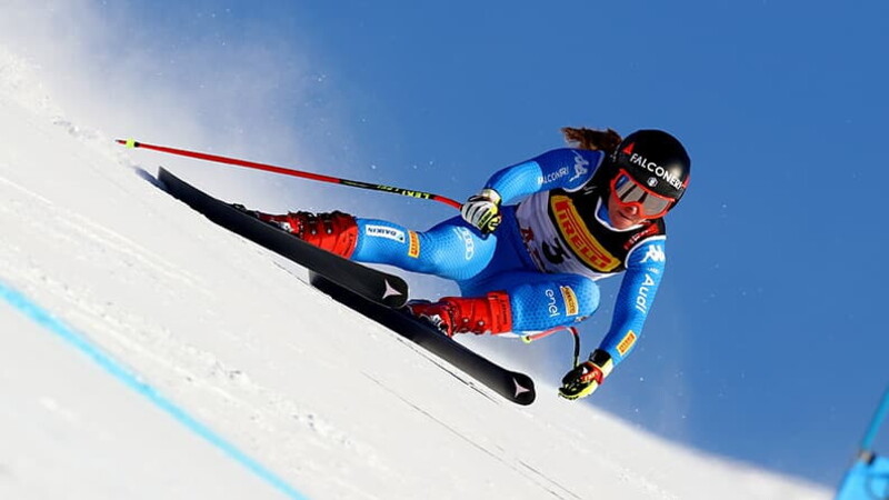 Wierer, Goggia e Paris premiati con gli altri campioni della neve alla Bicocca - Goggia