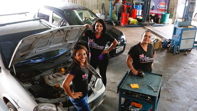 Lugar de mulher também é na oficina 02