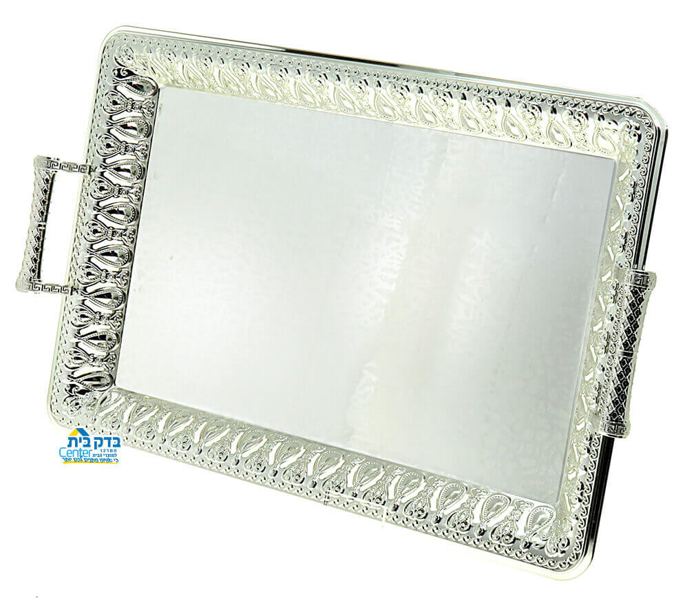 מגש מוכסף + ידיות 60063