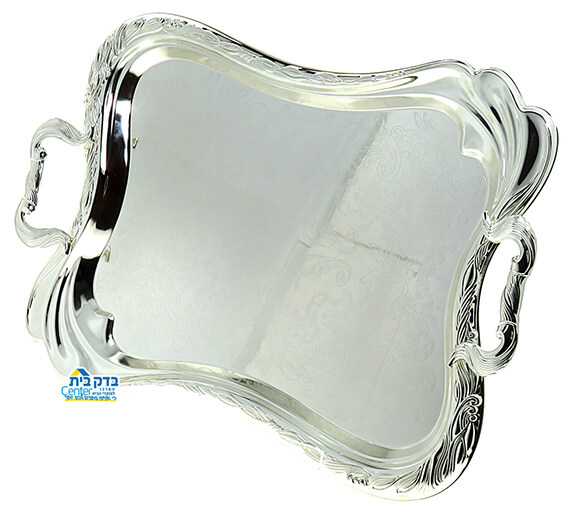 מגש מוכסף + ידיות 60060