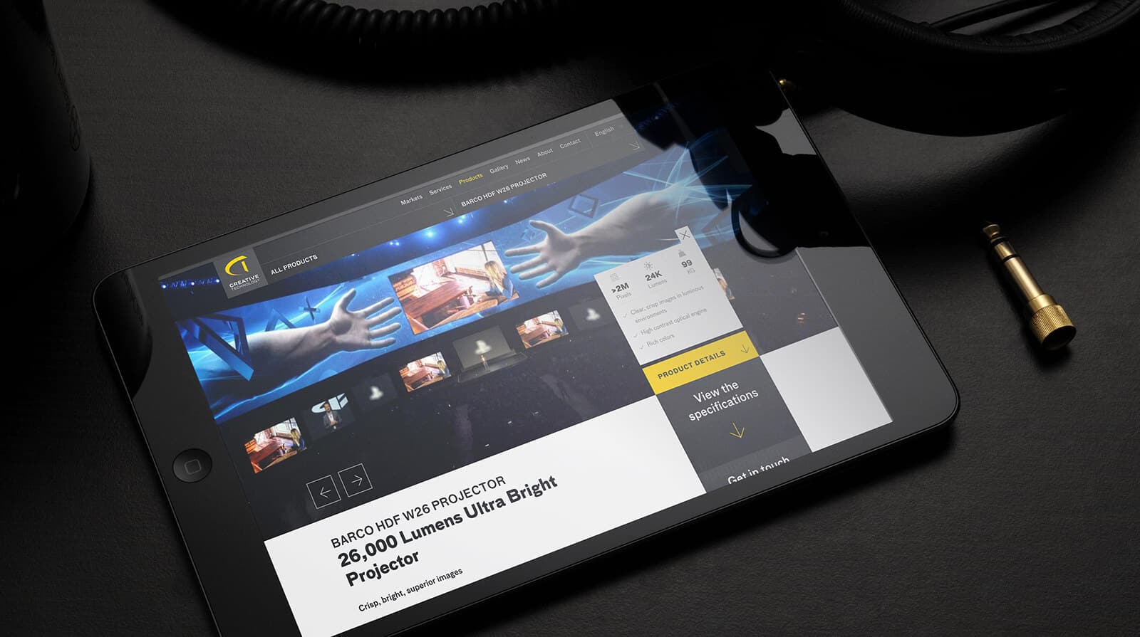 iPad display
