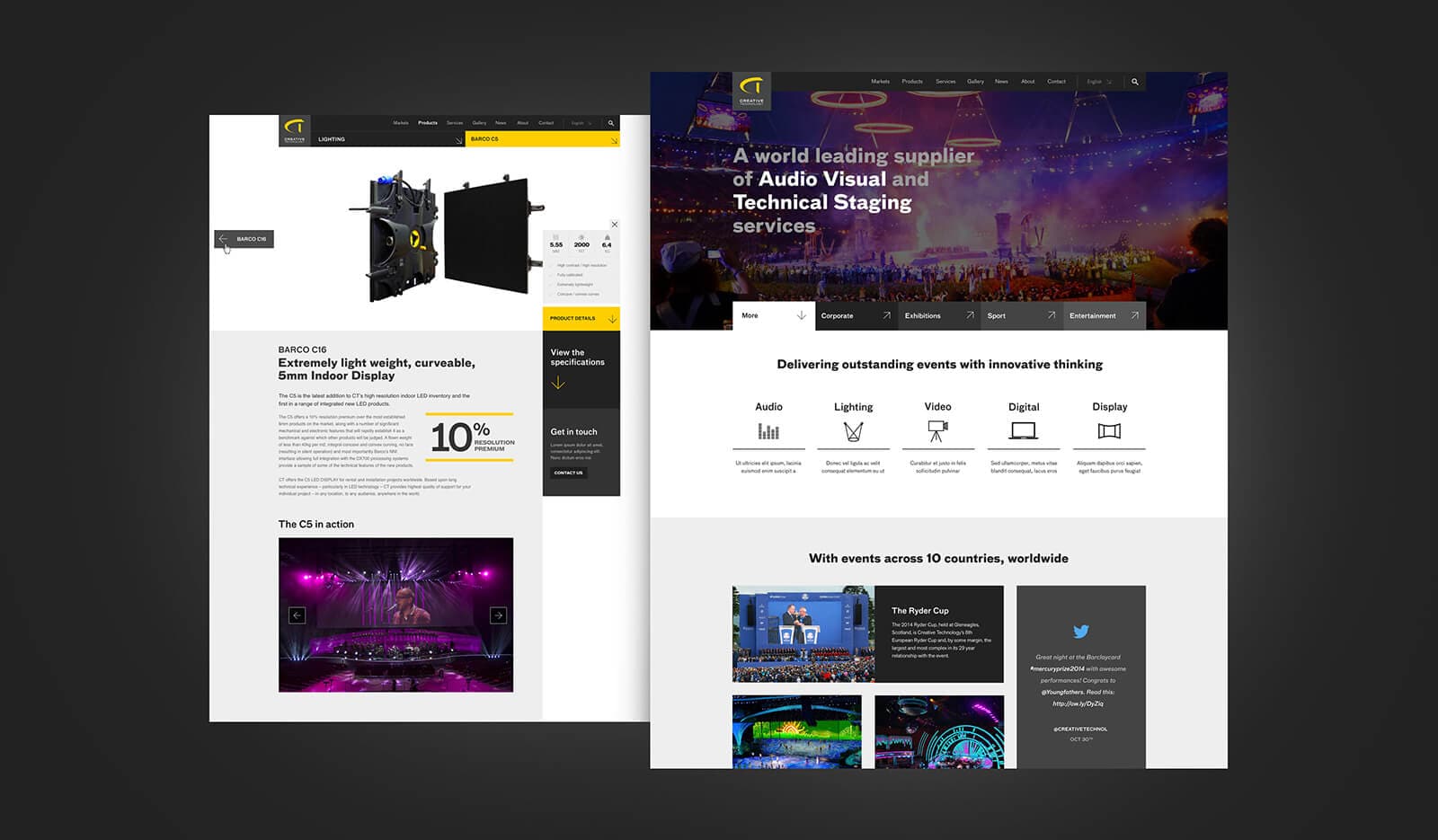Web display