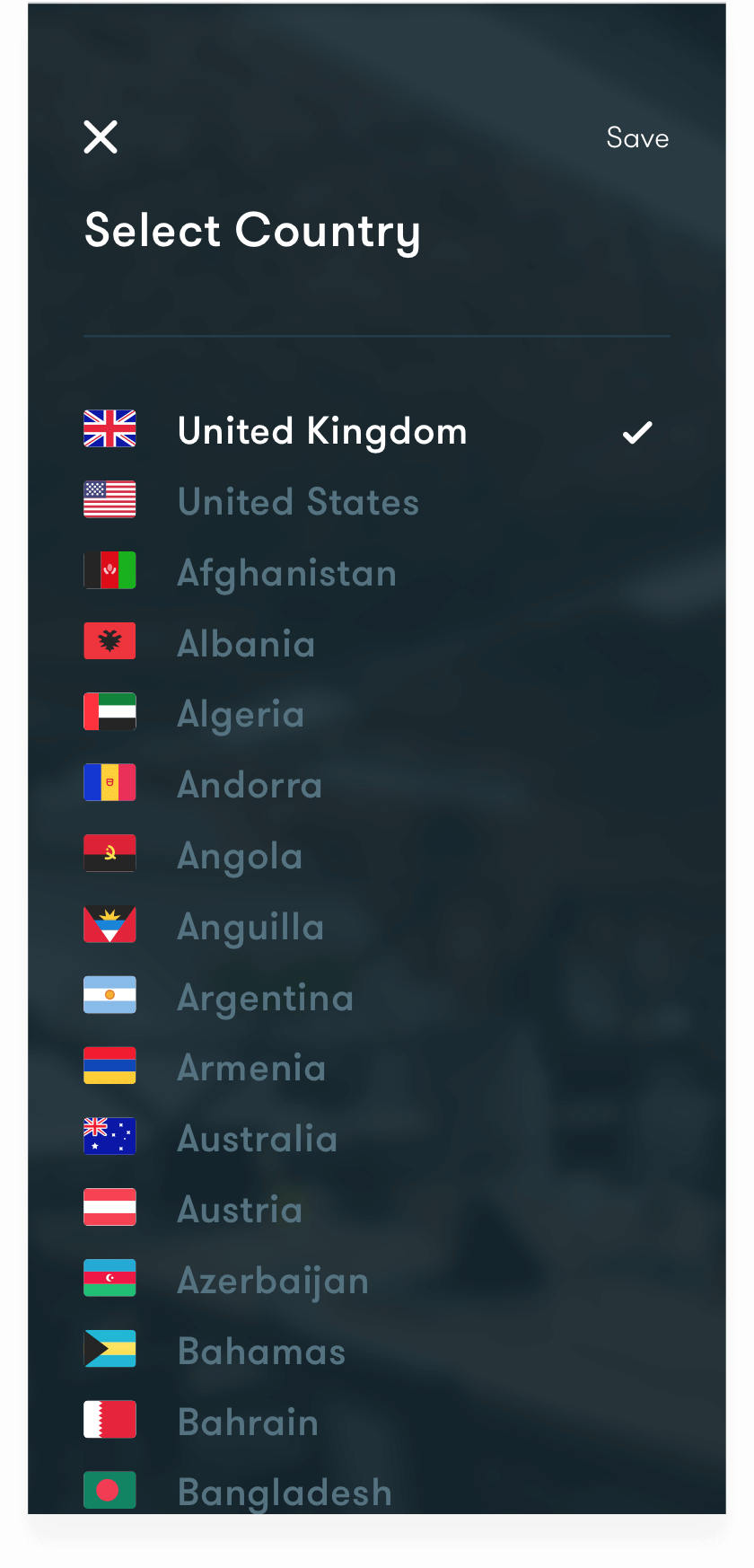 App screenshot